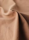 Saddle Brown Cotton Blend Pique Polo
