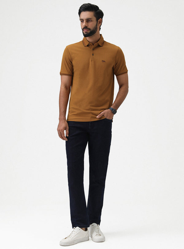 Ochre Pique Polo