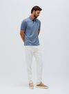 Dark Pastel Pique Polo