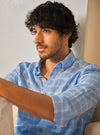 Aero Blue Check Shirt