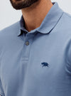Dark Pastel Pique Polo