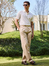Pure White Pique Polo